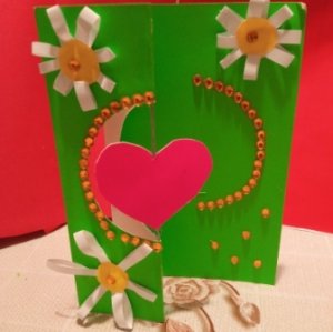 Валентинка Открытка с сердечком Мастер класс Своими руками.mp4