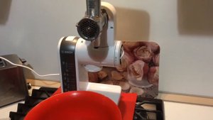 Кухонный комбайн Bosch MUM4855 - Мясорубка.