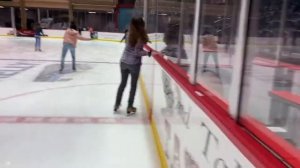 FIRST TIME ICE SKATING