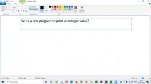 Java Interview Questions #4 - Write a Java Program to print an Integer Value?