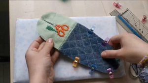 Как сшить чехол для ножниц своими руками/Мастер-класс/diy/case for scissors