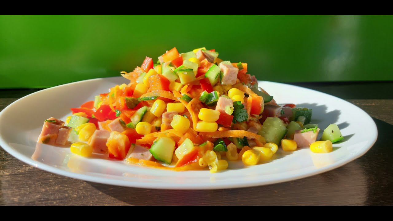 Салат "Мозаика". Вкусный, простой и очень красивый салатик. Украсит любой праздничный стол.