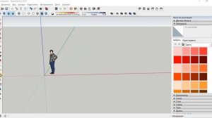 Урок 6 - Создание размеров, работа с вспомогающими линиями. Уроки по SketchUp для начинающих