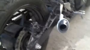 Kawasaki ninja EX 300 прямоток с Aliexpress