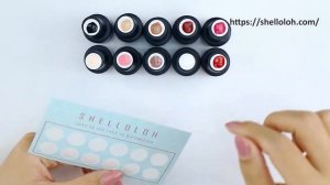 SHELLOLOH 10 COLOR GEL POLISH STARTER KIT ---Unboxing & Swatches