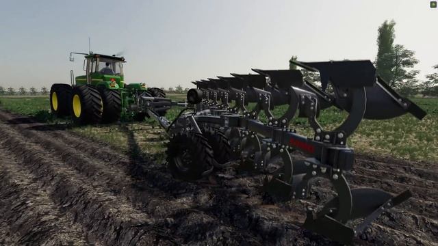 FS19 Timelapse #48 Внесение жидких удобрений, дисковка, пахота паров Claas, Holmer, MAN, FENDT, JD смотреть онлайн