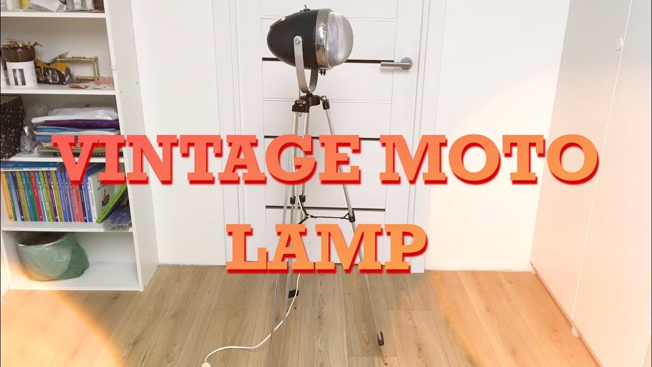 MY DIY 2019_ Мото светильник своими руками _ Vintage moto lamp