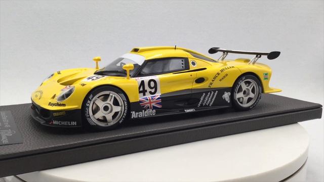 Top Marques 1:18 Lotus Elise GT1 Yellow Green Racing (TOP055C) resin car model available now смотреть онлайн