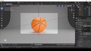 Tutorial blender untuk pemula ke 81: Membuat bola basket untuk Freepik di blender & Photoshop