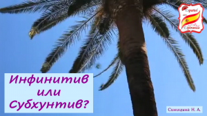 119. ИНФИНИТИВ или СУБХУНТИВ? + упражнение с ответами. Уровень В1.