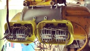 Мастерская - уборка, перестановки, запуск тельфера.