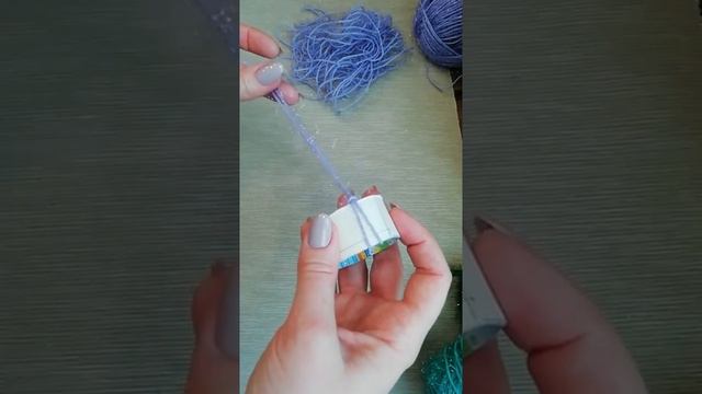 Ёлочная игрушка из пряжи смотреть онлайн