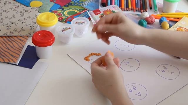 5 идей развивающих поделок для детей в детский сад и для дома _ Картина из пластилина.mp4