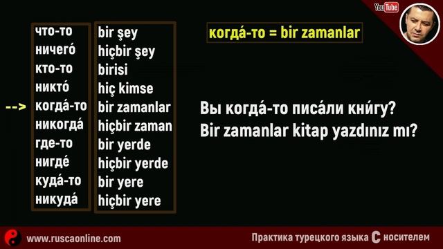 ▶️Как сказать на турецком языке что-то, кто-то, никогда, никуда, никто, нигде, ничего и.т.д? смотреть онлайн