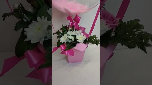 Букет для мамы! А вы бы подарили такой букетик маме? #деньрождения #самара #цветы #роза #хризантема