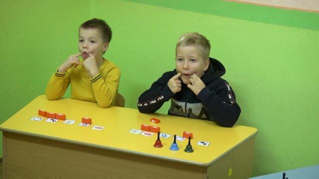 Занятие в логопедической группе