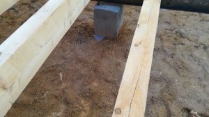 Этапы строительства брусового дома. Фундамент.