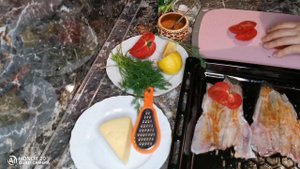 Рыба (сом) в духовке с сыром.