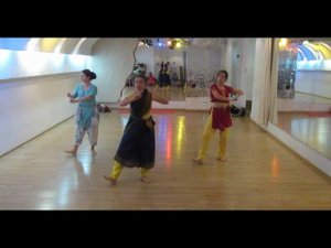 Ramayana Shabdam's dance repetition in the class. From archives studio "Ananda Thandava" for 2012