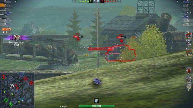 FV201 (A45): 4500 Damage , 3 Frags - WOT BLITZ - смотреть онлайн
