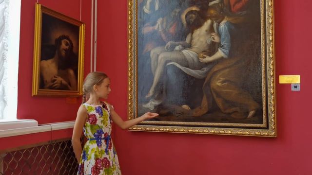 Проект «Юный экскурсовод»: Инга Монахова о картине «Оплакиваниие Христа». Пальма Младший, Якопо. смотреть онлайн