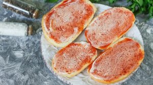 Пицца в батоне в микроволновке