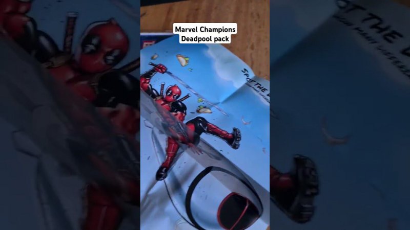 Распаковка карточек Дэдпул (часть 1) #Marvel #Deadpool #marvelchampions #last_student_life