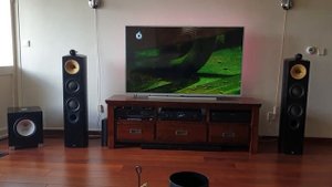 Bowers & Wilkins 804s, REL T9i, NAD C658/C268, Supra Effi XLR, QED XT40i speakerwire.
