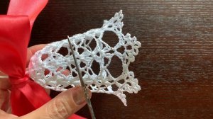 Как связать крючком колокольчик на елку - #9