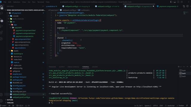 MICRO - FRONTEND con Angular y Module Federation, Multi Repo ? смотреть онлайн