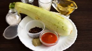 Кабачки с кетчупом чили на зиму