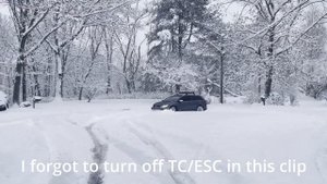 VW Golf Alltrack vs Deep Snow (Revised)