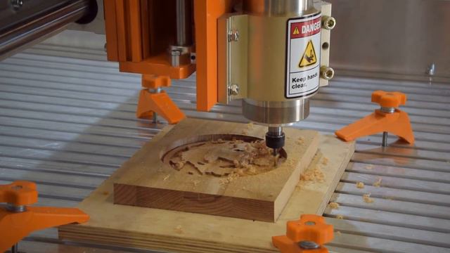Фрезерный ЧПУ. Фрезеровка дерева. Фрезеровка 3D рельефа на станке с ЧПУ. смотреть онлайн