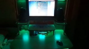 Подсветка компьютерного стола лентой RGB