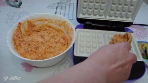 Вафли овощные, картофельные с беконом. Закусочные вафли Обалденный вкус.