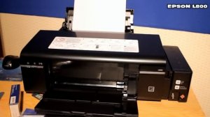 Детальный обзор принтера Epson L800, заправка печать фото, дисков