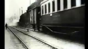 Баку Электричка Сабунчи-Сураханы 1930-е года..avi