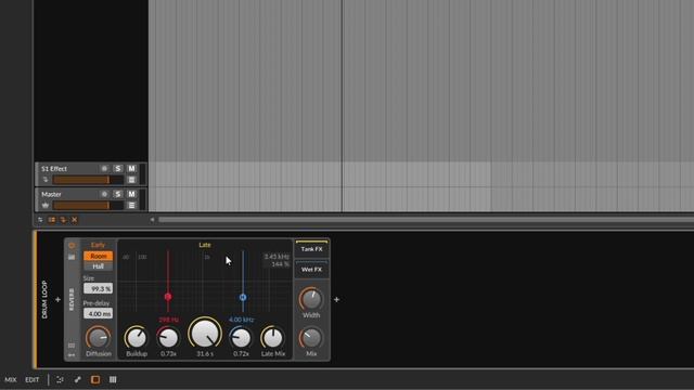 Understanding the Bitwig Reverb Device.