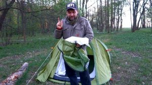 Палатка-загадка: Quechua 2seconds easy Декатлон. Самоставящаяся.