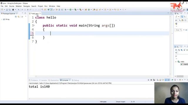 #25 One-Dimensional Array in JAVA | Array with an Example | CORE JAVA | Hindi