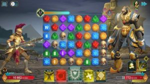 puzzle quest 3 - Dok vs  Железный Голем (65 level)