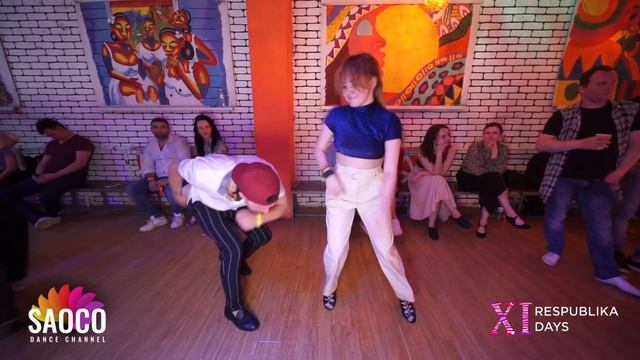 Alexandr Mecherakov and Polina Rybakova Salsa Dancing at Respublika Days XI, Saturday 01.05.2021 смотреть онлайн