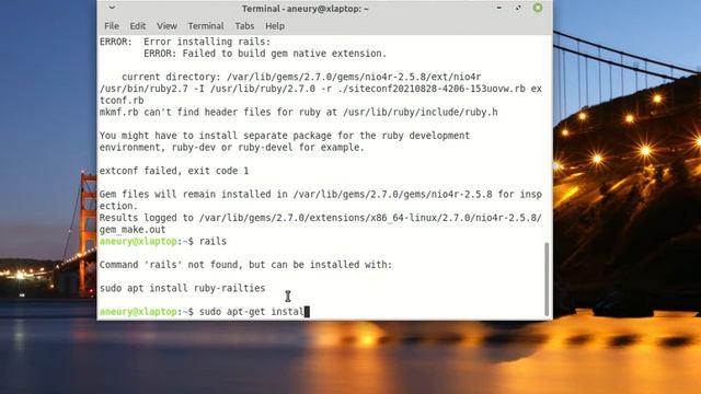 rails installation in linux mint смотреть онлайн