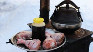 Пьяные ножки индейки в афганском казане(делюсь рецептом)