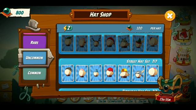 Angry Birds 2 | Hat Shop | Slingshot Has Leveled Up To Elder Azure смотреть онлайн