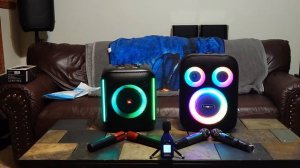 Tronsmart Halo 200 vs JBL Partybox Encore ? Sound Check & Wireless Microphone test ? Battery Powere