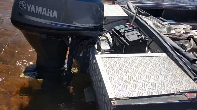 Yamaha 40 Прогресс 4, Тест драйв, замер скорости