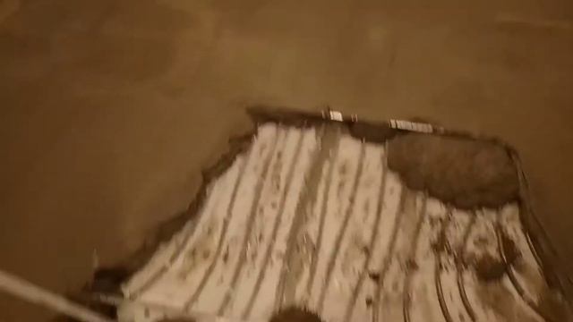 Заливка стяжки на теплый пол