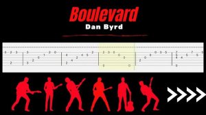 Boulevard   Dan Byrd     Fingerstyle Guitar Tutorial TAB