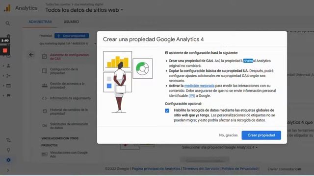 ✅ Cómo migrar a Google Analytics 4 paso a paso ▶️ Cambiar la propiedad Universal Analytics a GA4. смотреть онлайн